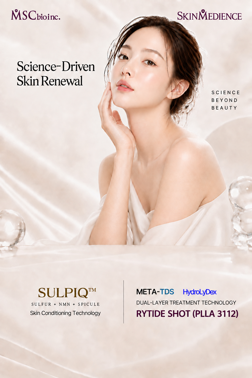 MSCbio and Skinmedience science-driven skin renewal technologies